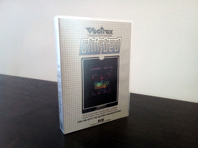 Vectrex homebrew packaging - Shifted