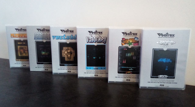 New vectrex games packaging