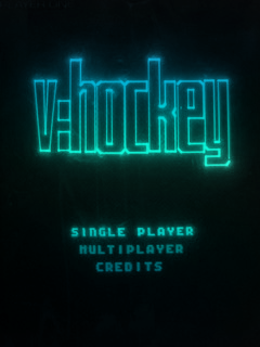 Vectrex homebrew game - V-Hockey